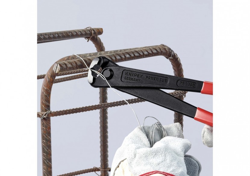 Tenaille russe 300mm démultipliée gainée - Tête polie - Capacité 3,8mm - Knipex - 9911300