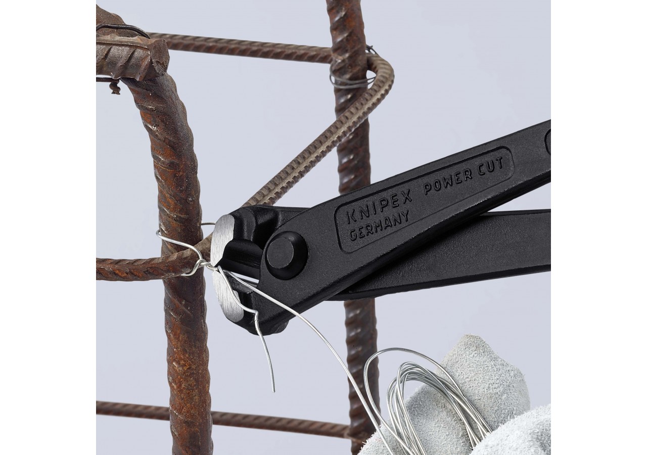 Tenaille russe 300mm démultipliée gainée - Tête polie - Capacité 3,8mm - Knipex - 9911300