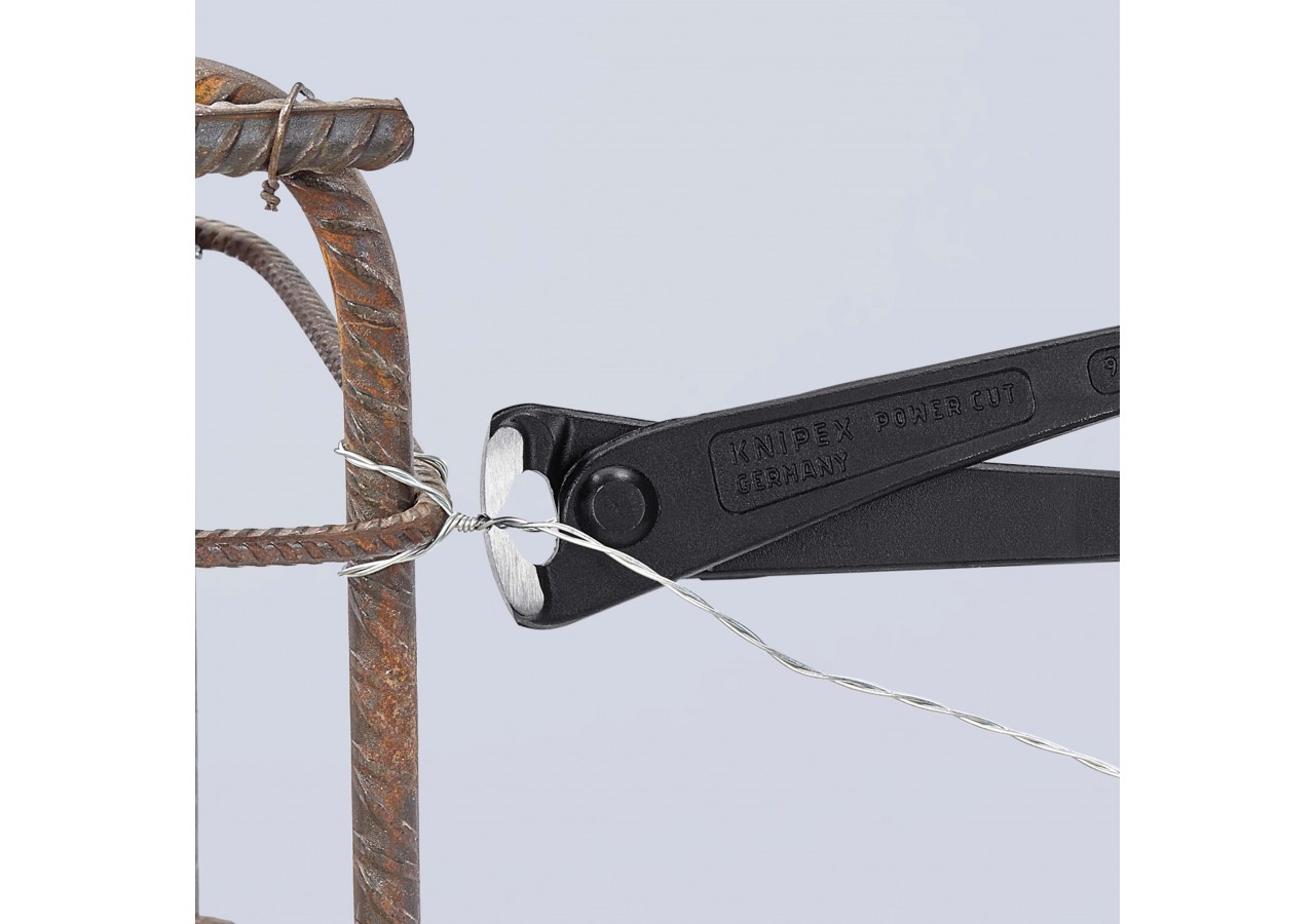 Tenaille russe 300mm démultipliée gainée - Tête polie - Capacité 3,8mm - Knipex - 9911300