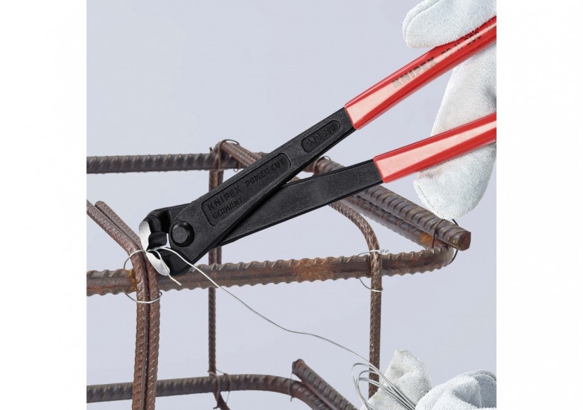 Tenaille russe 300mm démultipliée gainée - Tête polie - Capacité 3,8mm - Knipex - 9911300