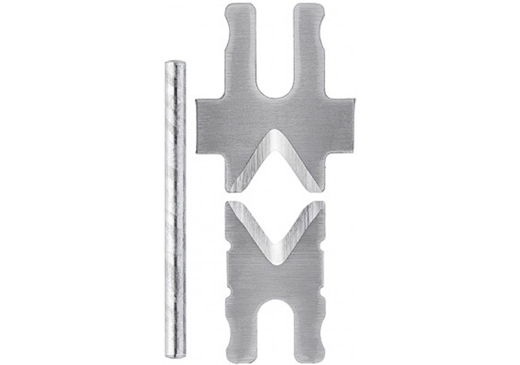 Lot de lames de rechange pour pince à dénuder automatique câbles plats 12 64 180 - Knipex - 126921