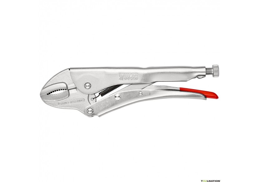 Pince-étau universelle - 250mm - Zinguée brillante - Section max 40mm - Knipex - 4104250 Pince-étau universelle - 250mm - Zinguée brillante - Section max 40mm - Knipex - 4104250