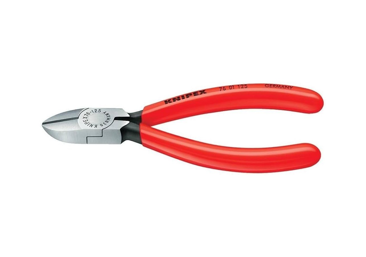 Pince coupante de côté pour électromécanicien 125mm - Gainage PVC - Knipex - 7601125