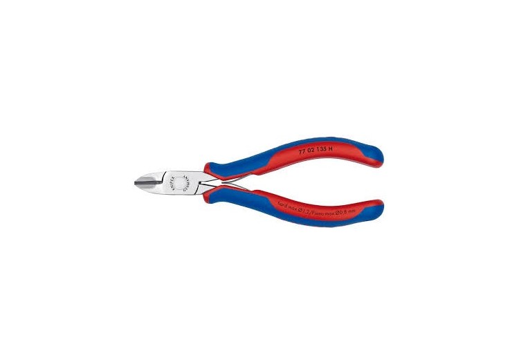 Pince coupante de précision tranchants au carbure 135mm - Bi-matière - Knipex - 7702135H