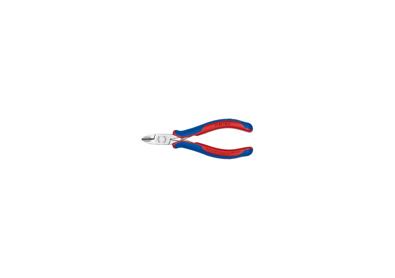 Pince coupante de précision tranchants au carbure 135mm - Bi-matière - Knipex - 7702135H