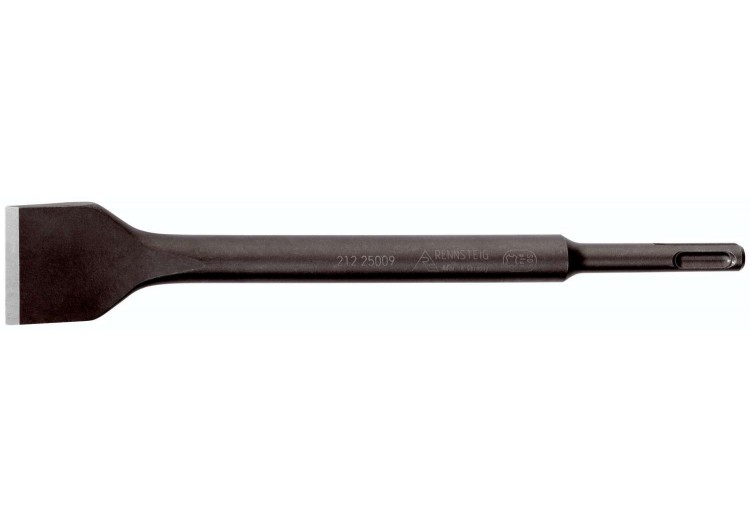 Burin de carreleur coudé largeur 40mm SDS-plus 250mm - Rennsteig - 9R21225009