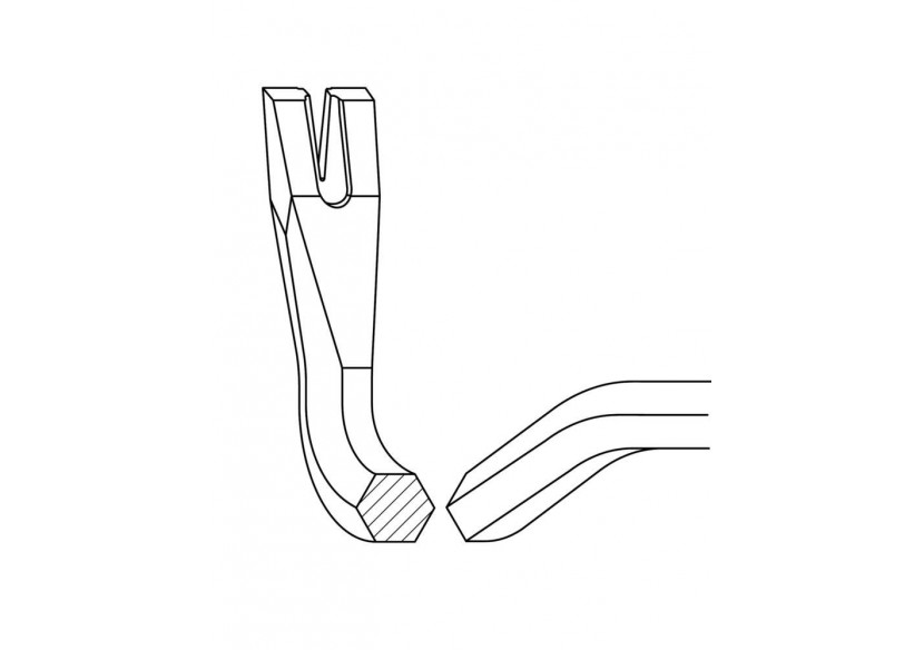 Pince à décoffrer hexagonale 400mm - Rennsteig - 9R2714002