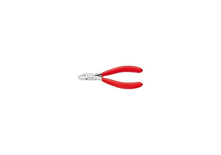 Pince coupante de précision petit biseau 115mm - Serre-fils - Ressort - PVC - Knipex - 7711115