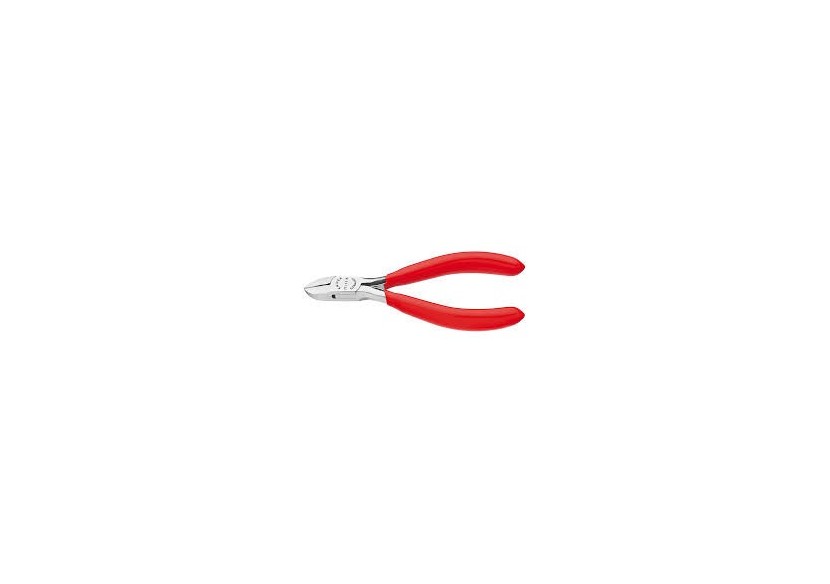 Pince coupante de précision petit biseau 115mm - Serre-fils - Ressort - PVC - Knipex - 7711115