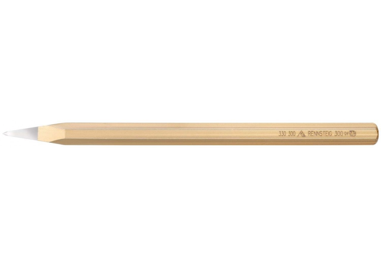 Pointerolle, 200 mm, octogonale, 16 mm, vernie - Rennsteig - 9R3302001