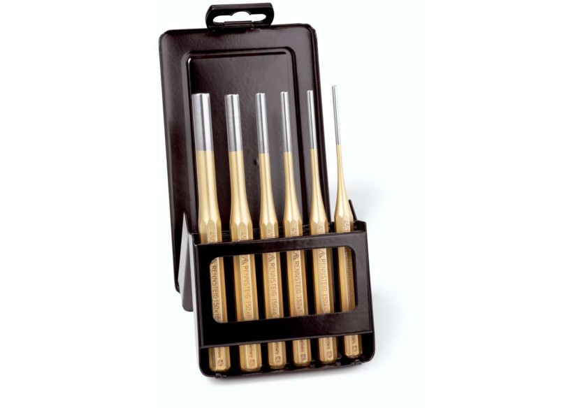 Lot de 6 chasse-goupilles en boite métal 3/4/5/6/8/10mm - Rennsteig - 9R4251600