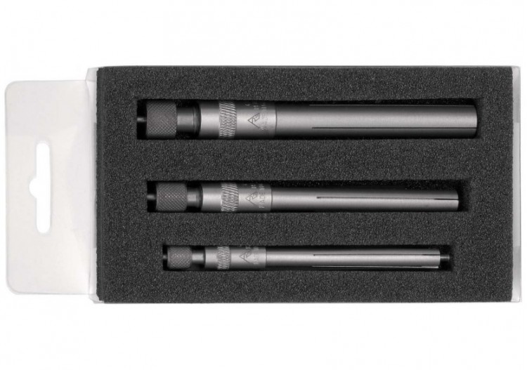 Lot de 3 pointeaux de centrage - Alésages 6/8 8/11 11/16 - Rennsteig - 9R430143