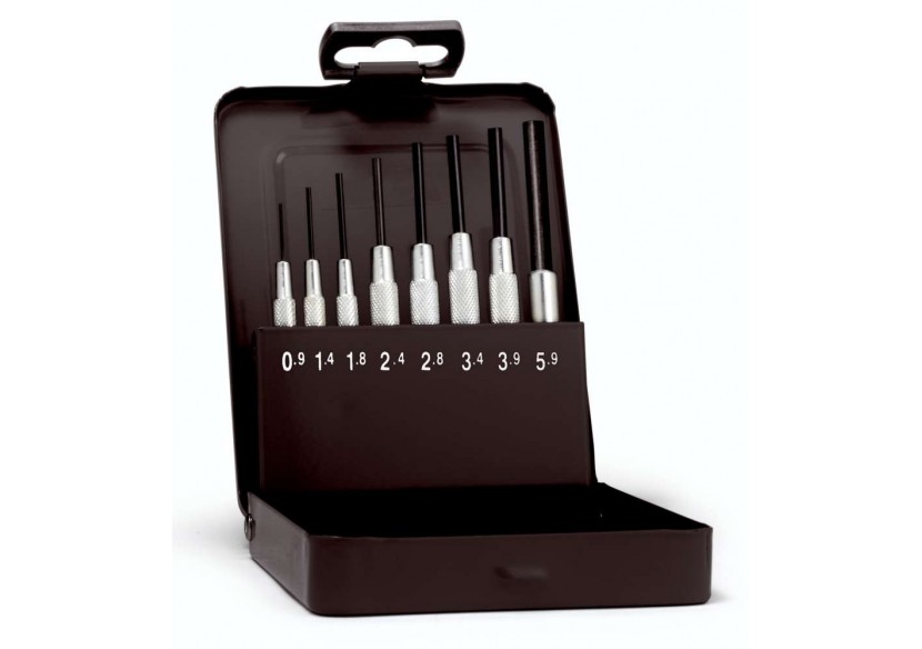 Lot de chasse-goupilles dans cassette en métal - Rennsteig - 9R4571005