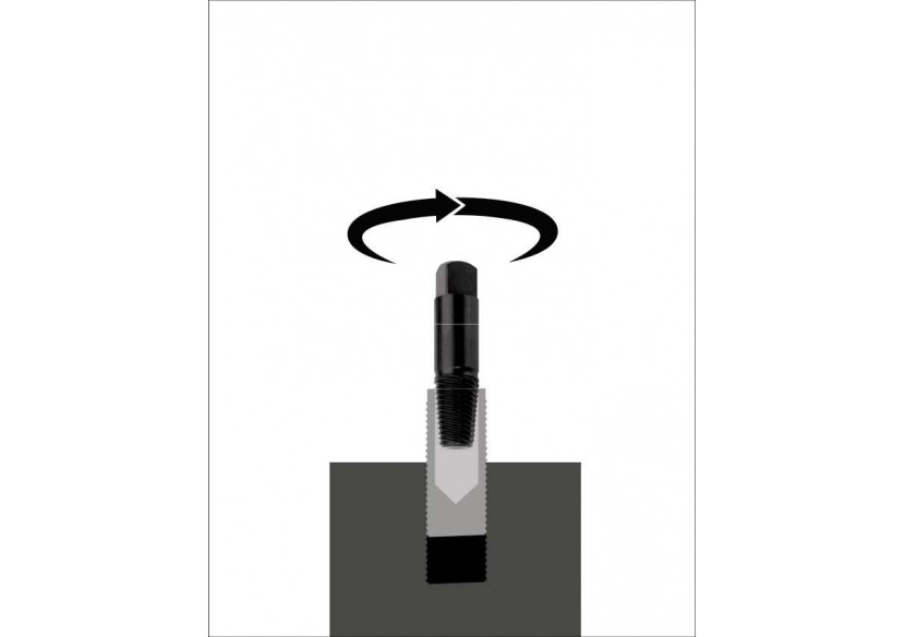 Extracteur de vis 1 1,75 à 3,6mm - Rennsteig - 9R4700013