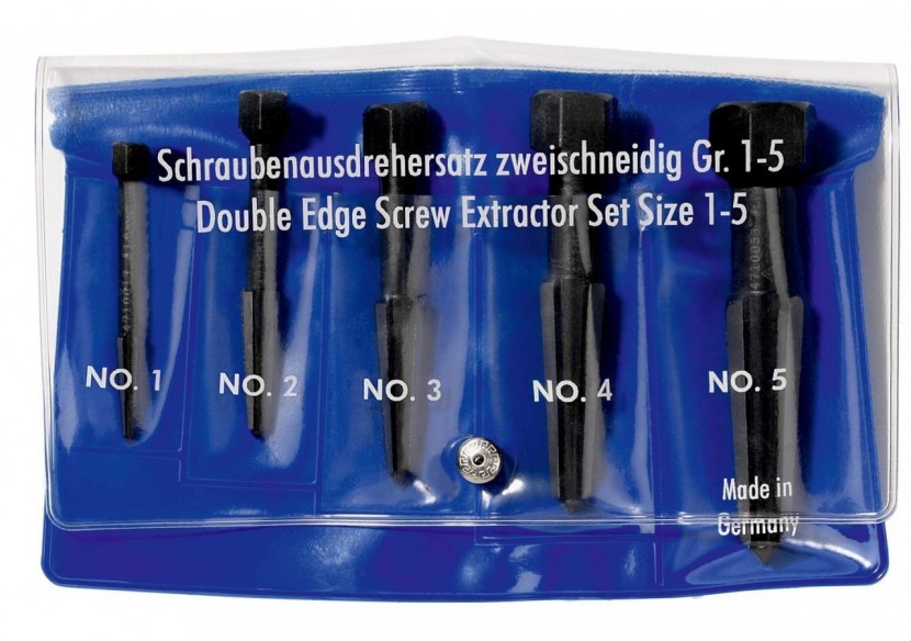 Lot d’extracteurs de vis de 5 pièces (pochette en plastique) - Rennsteig - 9R4719003