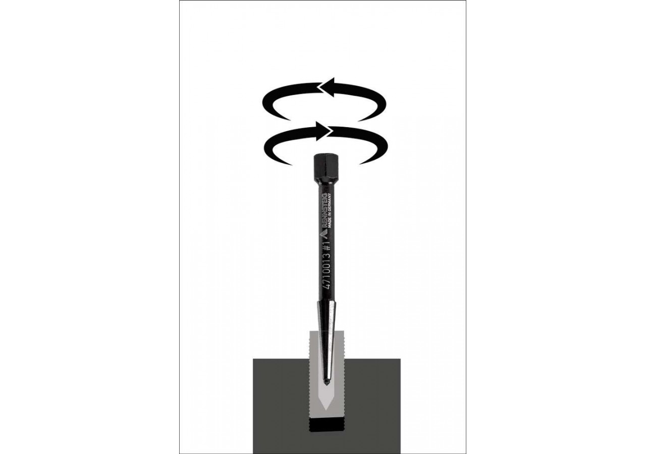 Lot d’extracteurs de vis de 5 pièces (pochette en plastique) - Rennsteig - 9R4719003