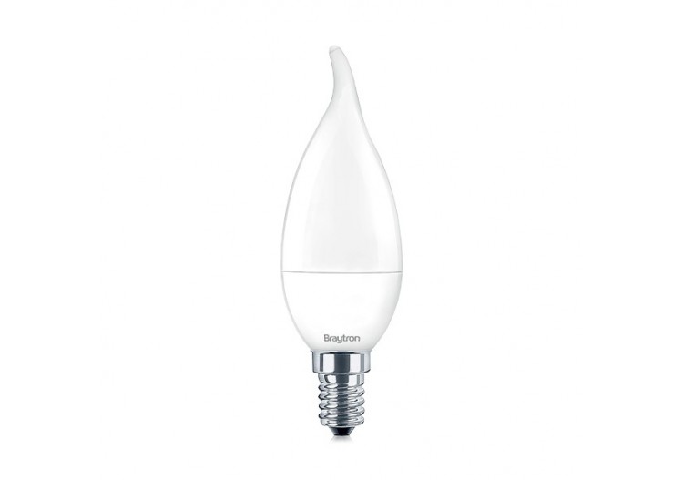Ampoule bougie LED, E14, 450 lm, Blanc froid - BA07-00513 - Braytron