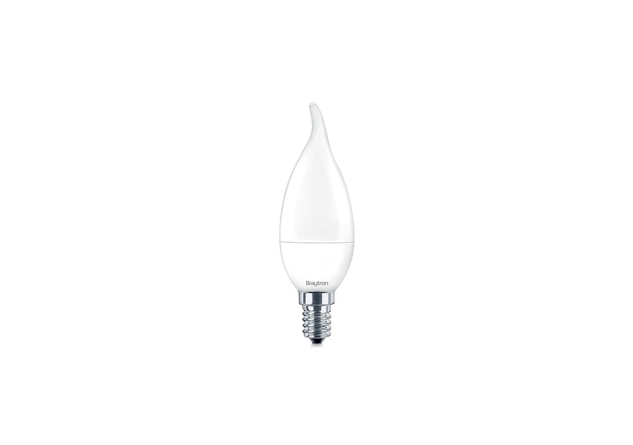 Ampoule bougie LED, E14, 450 lm, Blanc froid - BA07-00513 - Braytron