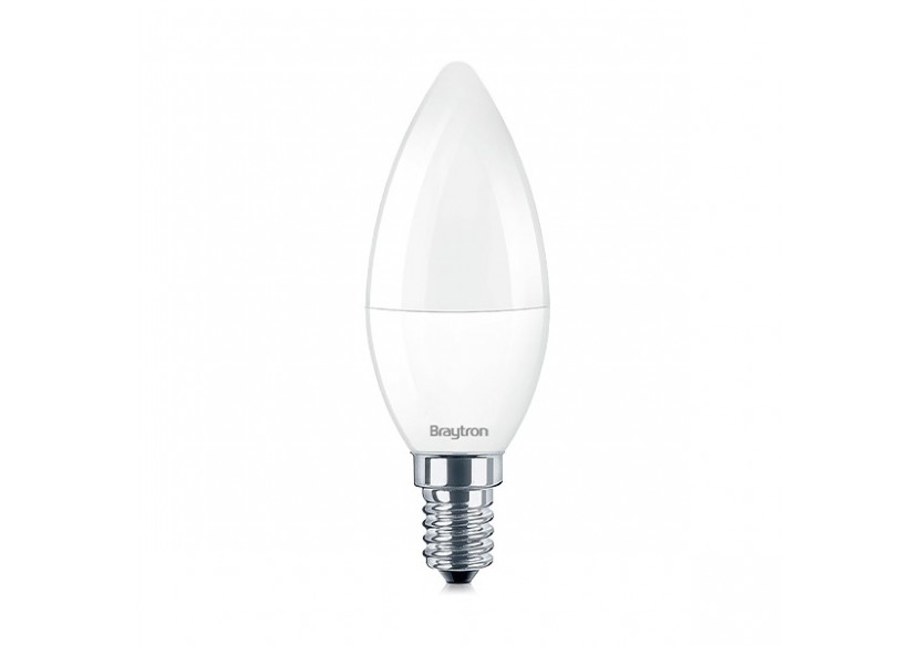 Ampoule bougie LED, E14, 560 lm, Blanc neutre - BA09-00711 - Braytron