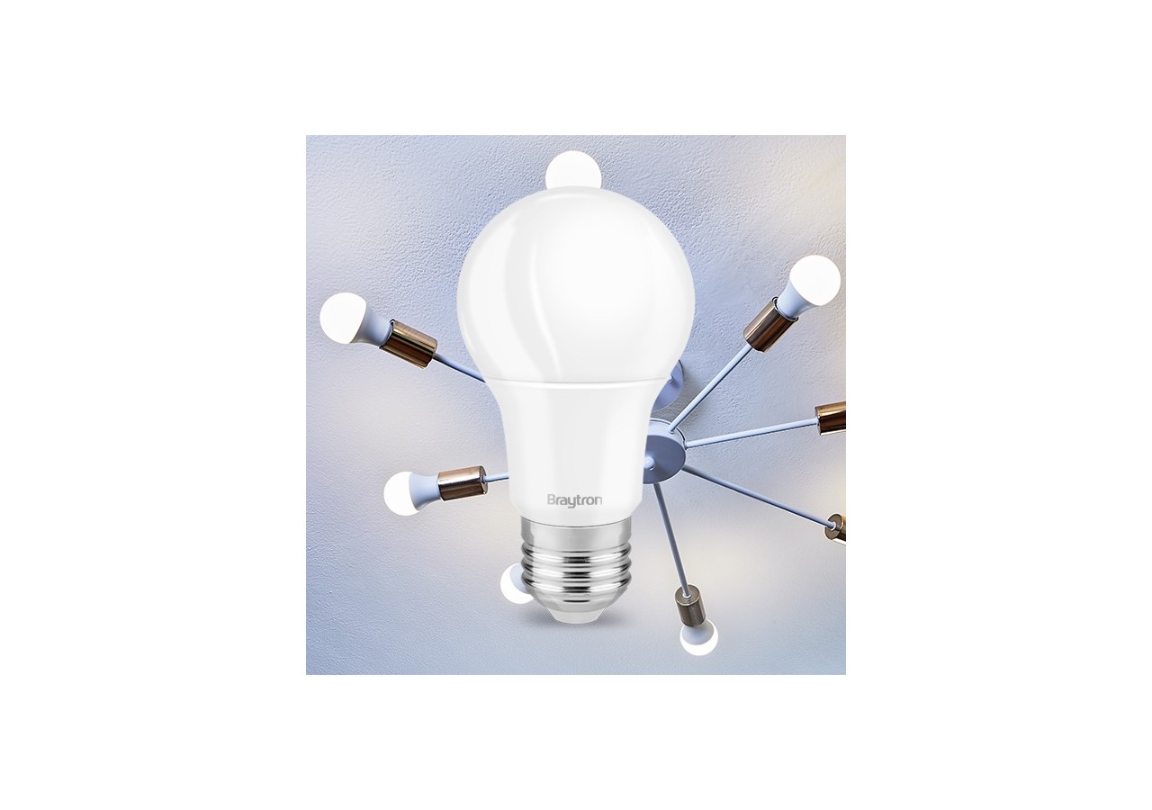 Ampoule type A LED, E27, 470 lm, Blanc Chaud - BA13-00520 - Braytron