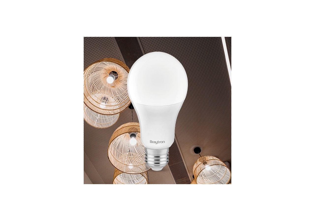 Ampoule type A LED, E27, 1350 lm, Blanc neutre - BA13-01321 - Braytron