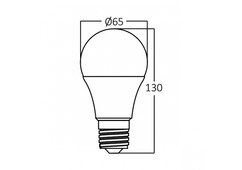 Ampoule type A LED, E27, 1350 lm, Blanc froid - BA13-01323 - Braytron