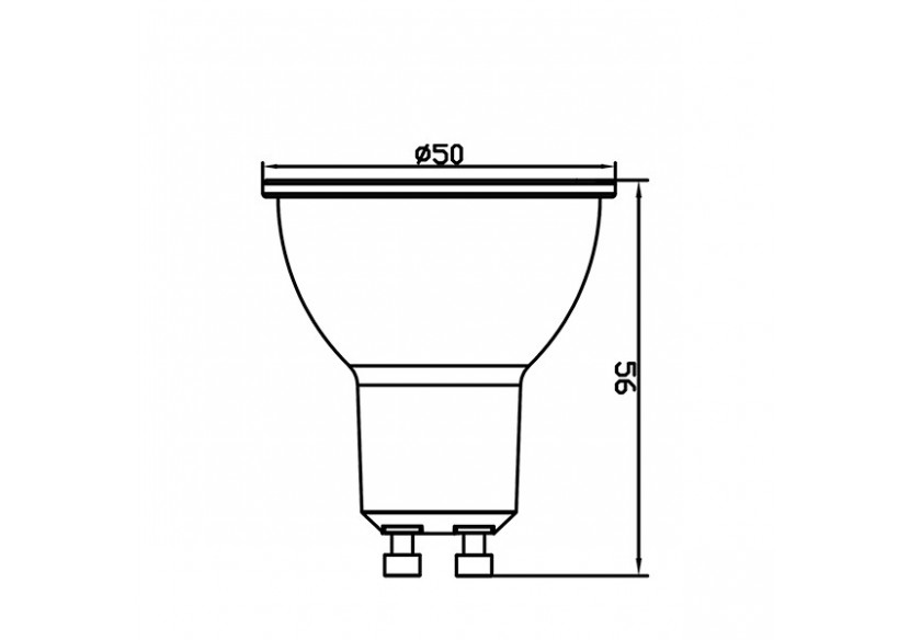 Ampoule LED, GU10, 580 lm, Blanc neutre - BA24-00751 - Braytron