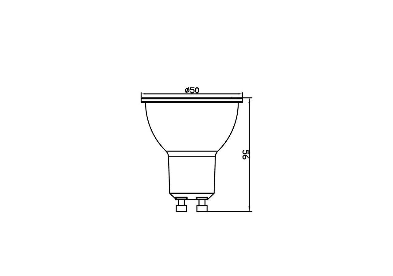 Ampoule LED, GU10, 580 lm, Blanc froid - BA24-00753 - Braytron