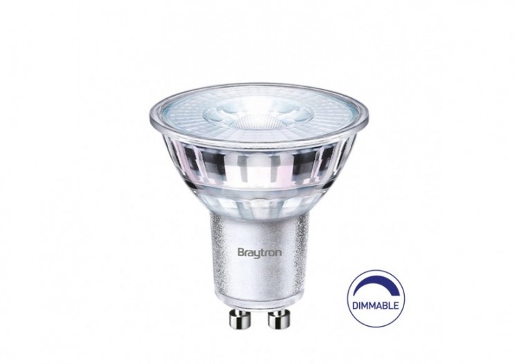 Ampoule LED, GU10, 400 lm, Blanc Chaud - BA27-60650 - Braytron