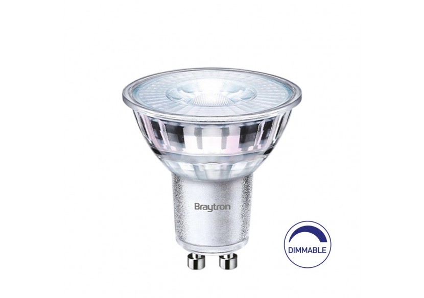 Ampoule LED, GU10, 400 lm, Blanc Chaud - BA27-60650 - Braytron