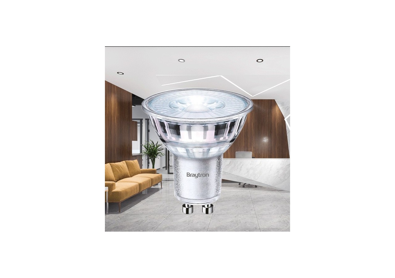 Ampoule LED, GU10, 400 lm, Blanc neutre - BA27-60651 - Braytron