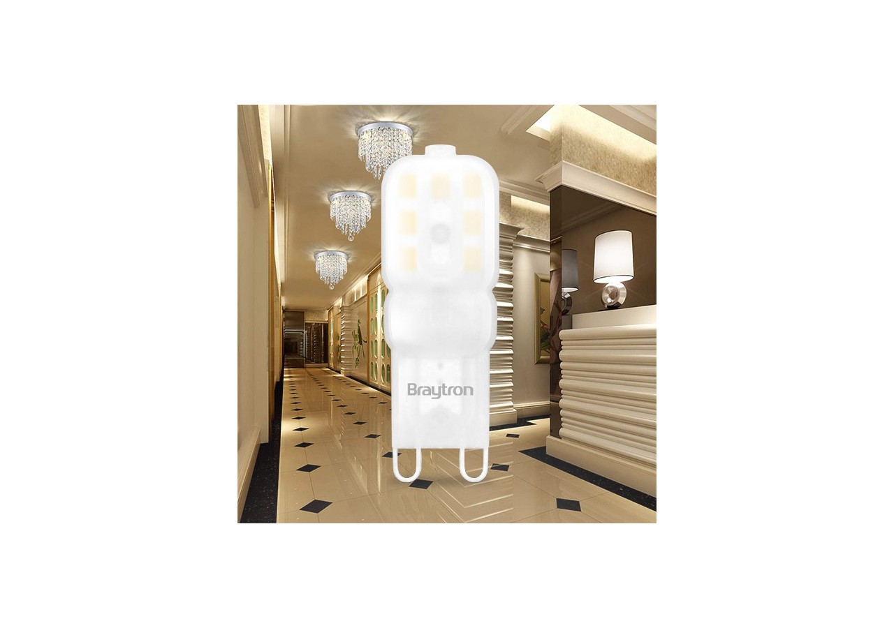 Ampoule Capsule LED, G9, 260 lm, Blanc Chaud - BA29-00390 - Braytron