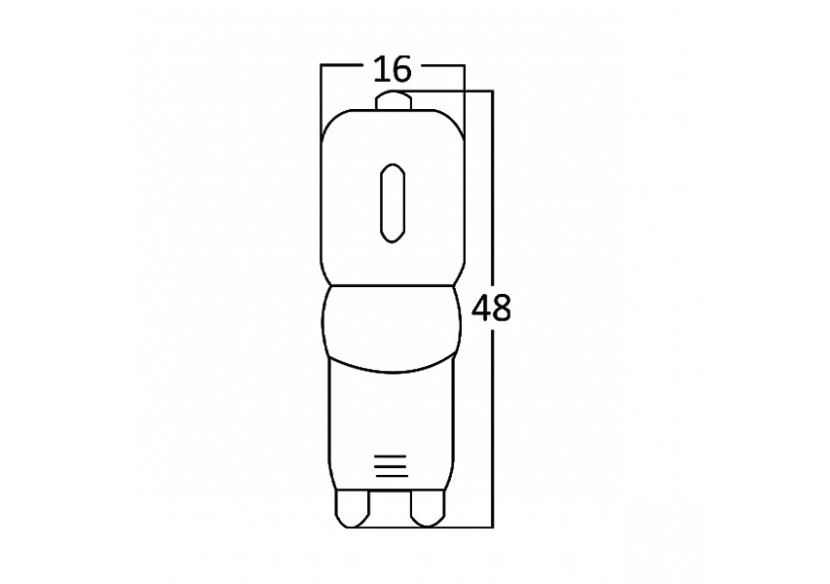 Ampoule Capsule LED, G9, 260 lm, Blanc froid - BA29-00393 - Braytron