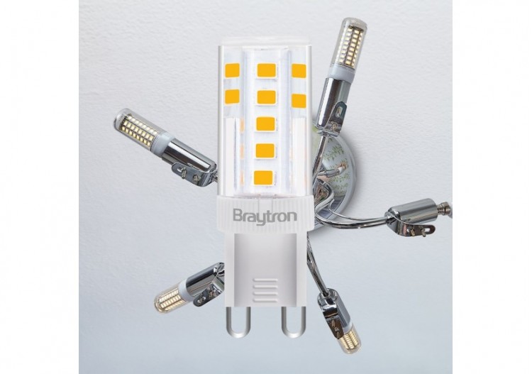 Ampoule Capsule LED, G9, 430 lm, Blanc froid - BA29-00593 - Braytron 2