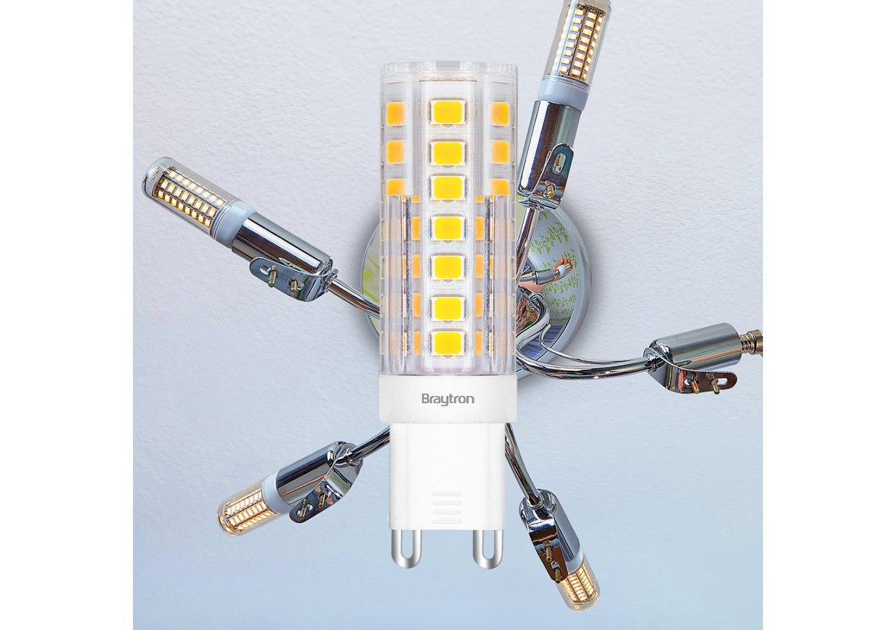 Ampoule Capsule LED, G9, 580 lm, Blanc froid - BA29-00693 - Braytron