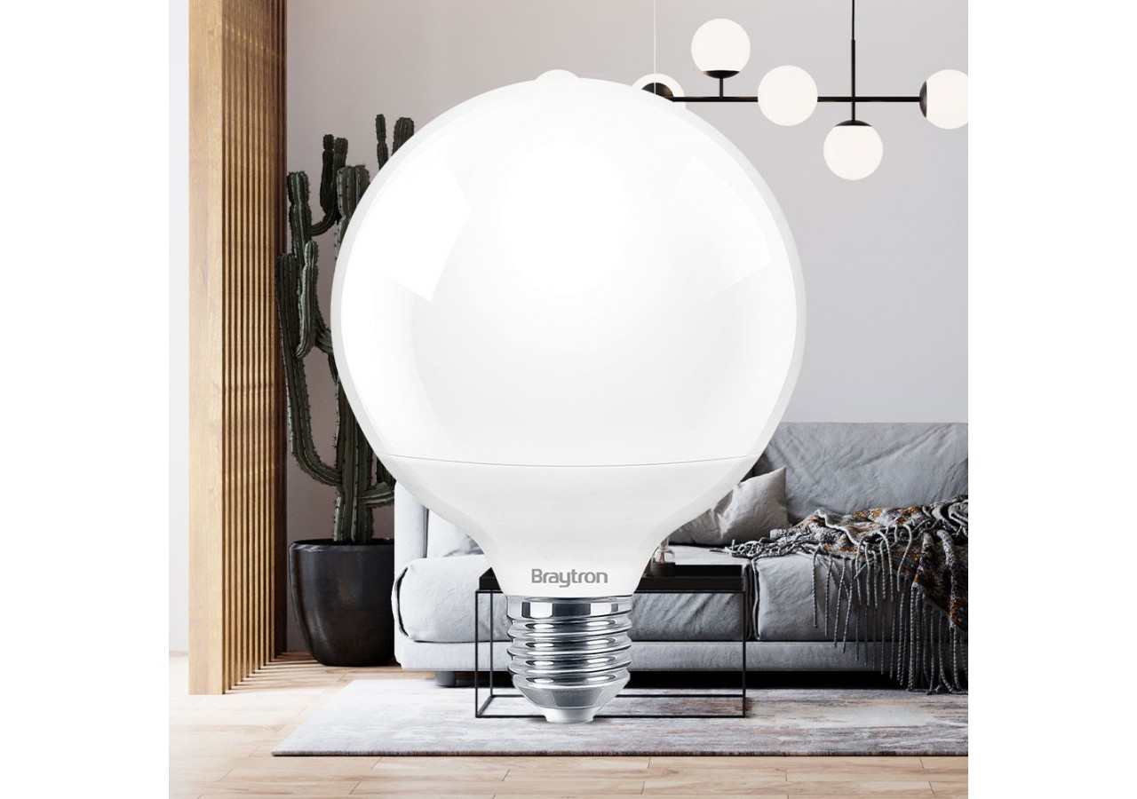 Ampoule globes LED, E27, 1360 lm, Blanc Chaud - BA33-01420 - Braytron