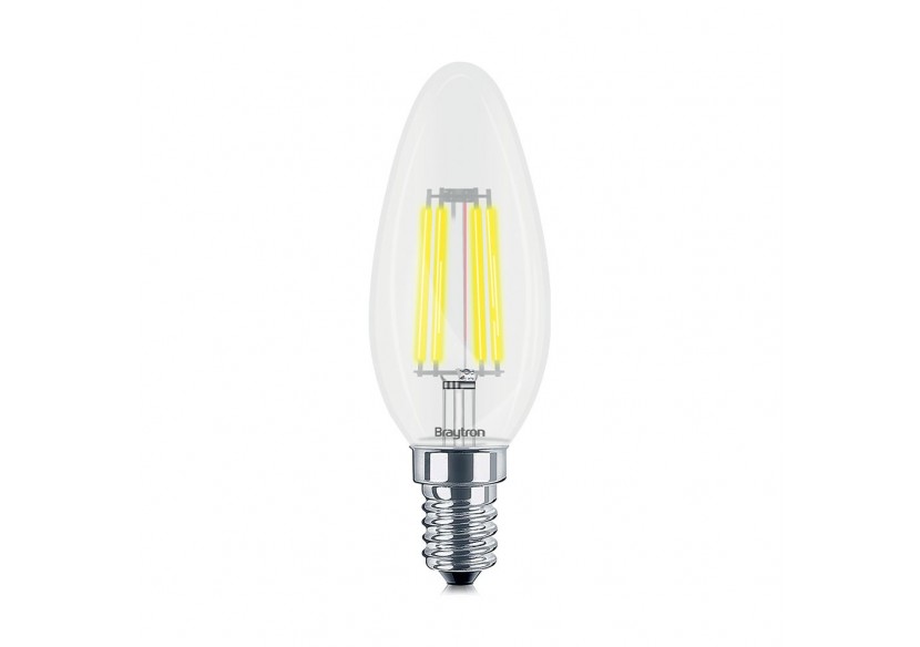 Ampoule filament décorative LED, E14, 470 lm, Blanc Chaud - BA36-00410 - Braytron