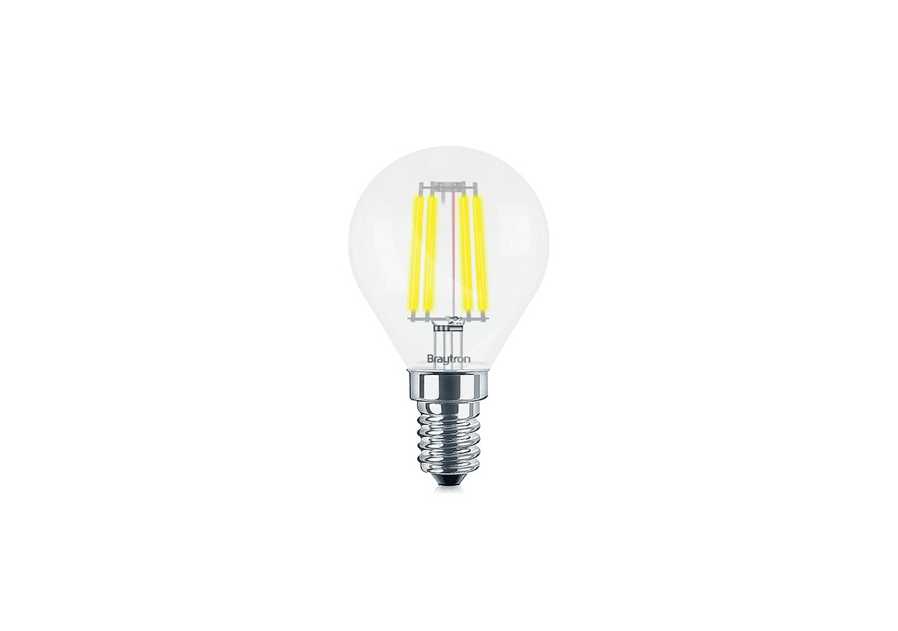Ampoule filament décorative LED, E14, 470 lm, Blanc Chaud - BA37-00410 - Braytron