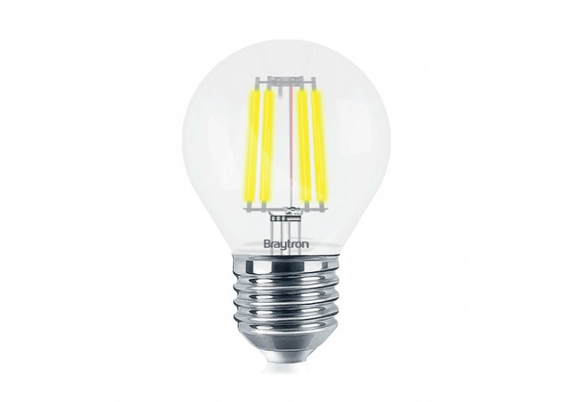 Ampoule filament décorative LED, E27, 470 lm, Blanc Chaud - BA37-00420 - Braytron