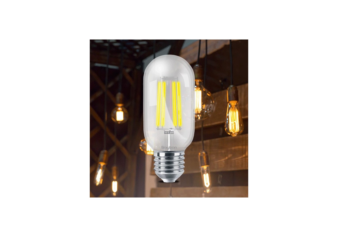 Ampoule filament décorative LED, E27, 470 lm, Blanc Chaud - BA39-00420 - Braytron
