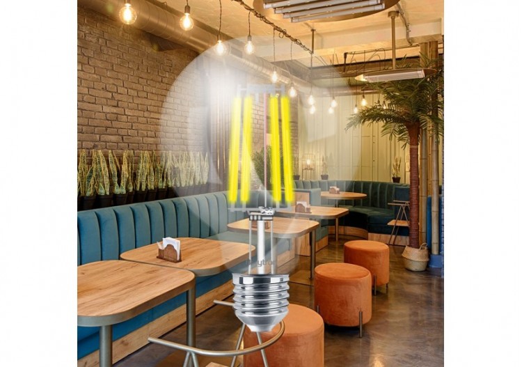 Ampoule filament décorative LED, E27, 806 lm, Blanc Chaud - BA41-60820 - Braytron 2