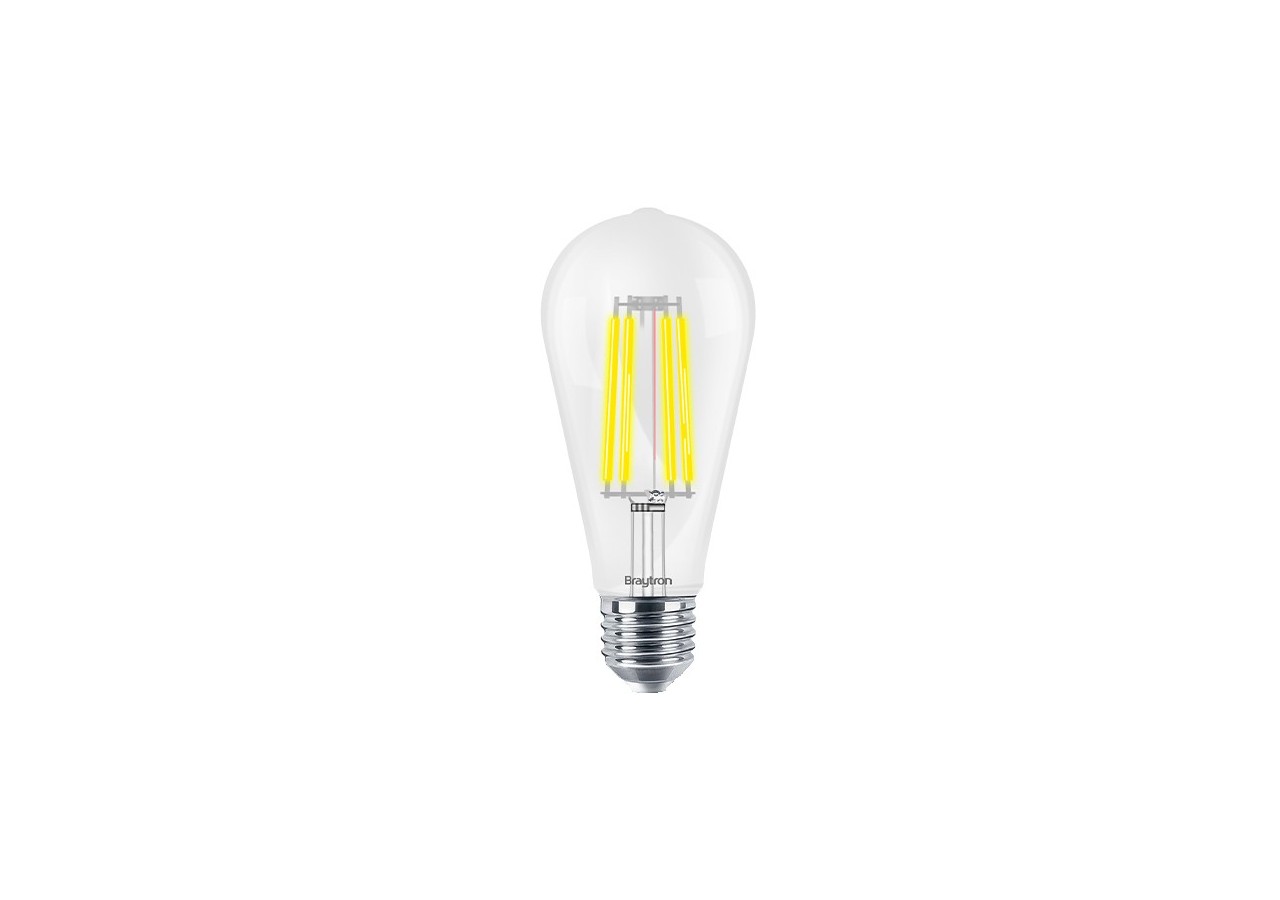 Ampoule filament décorative LED, E27, 806 lm, Blanc Chaud - BA46-00720 - Braytron