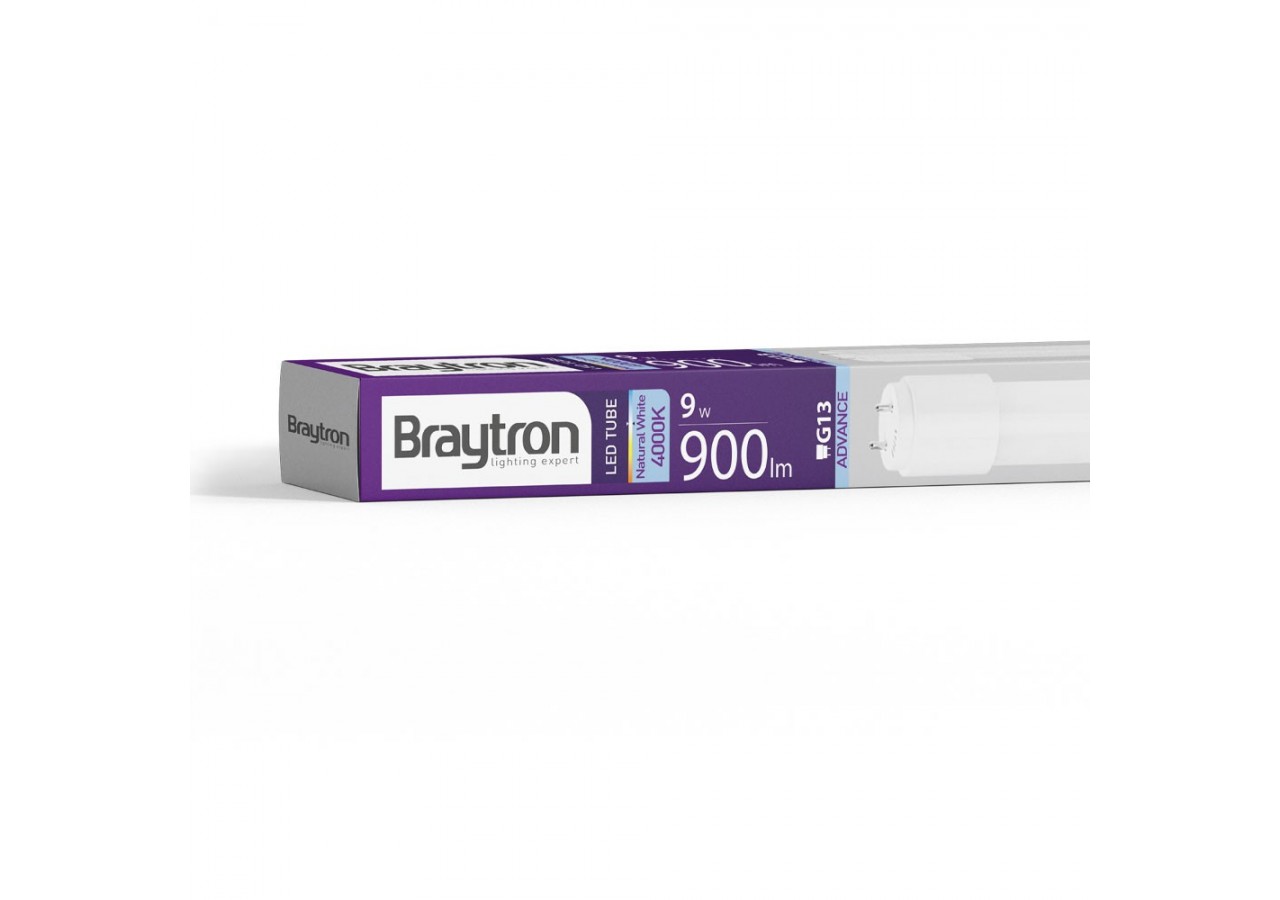 Tube LED 588mm, G13, 900 lm, Blanc neutre - BA52-00681 - Braytron
