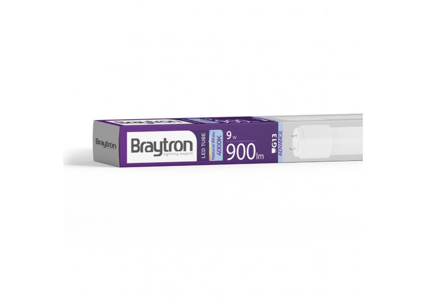 Tube LED 588mm, G13, 900 lm, Blanc neutre - BA52-00681 - Braytron