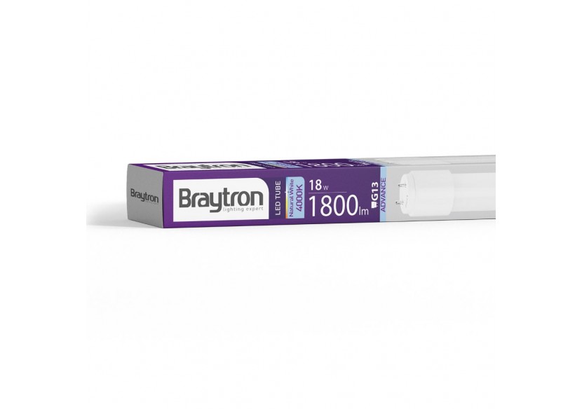 Tube LED 1198mm, G13, 1800 lm, Blanc neutre - BA52-01281 - Braytron