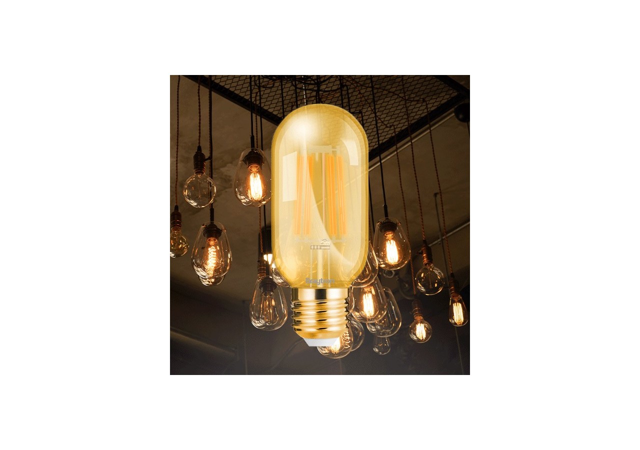 Ampoule filament décorative LED, E27, 360 lm, Ambre - BB39-00420 - Braytron