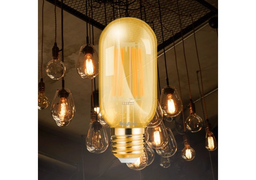 Ampoule filament décorative LED, E27, 360 lm, Ambre - BB39-00420 - Braytron