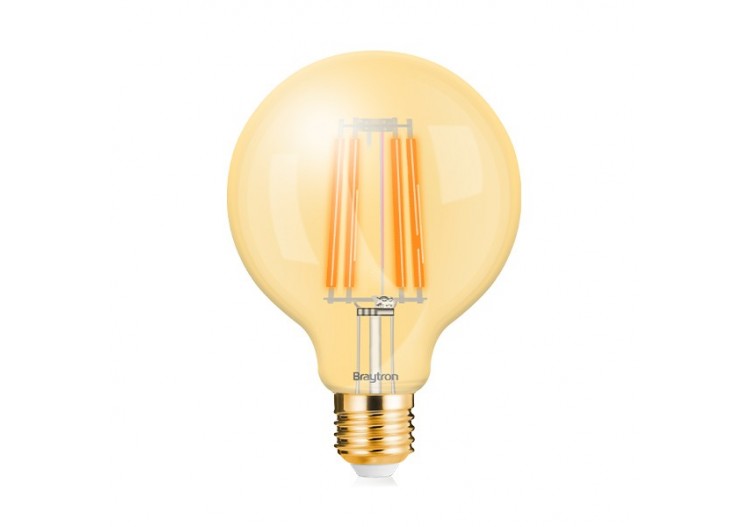 Ampoule filament décorative LED, E27, 540 lm, Ambre - BB48-00620 - Braytron