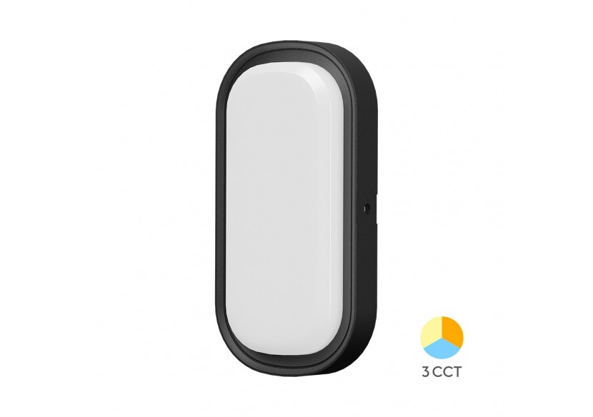 Applique murale LED 206mm Noire, 1320 lm, Variation de blancs - BC18-00281 - Braytron