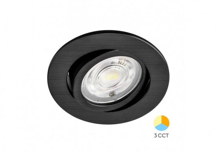 Spot LED Noir, 630 lm -...